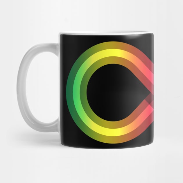 Neurodiversity Rainbow Infinity Symbol by Olooriel